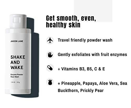 Jaxon Lane- Shake and Wake Enzyme Powder Face Wash-The Skin Spot