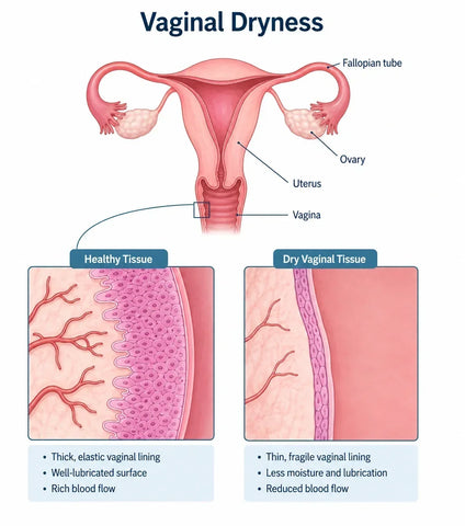 Vaginal Dryness During Menopause: Causes, Symptoms and Non-Hormonal Options