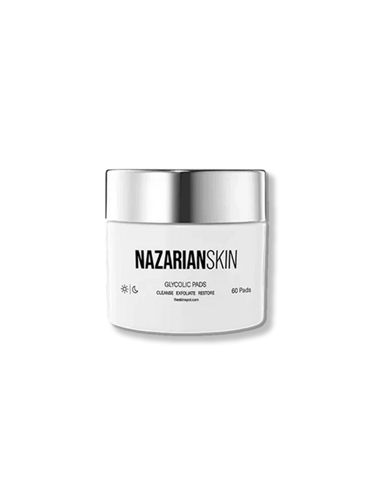 NazarianSkin Glycolic Pads – Antioxidant Deep Cleansing Pads