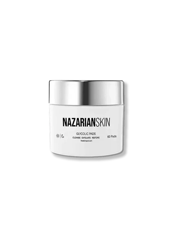 NazarianSkin Glycolic Pads – Antioxidant Deep Cleansing Pads