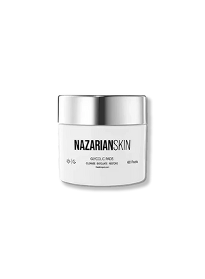 NazarianSkin Glycolic Pads – Antioxidant Deep Cleansing Pads