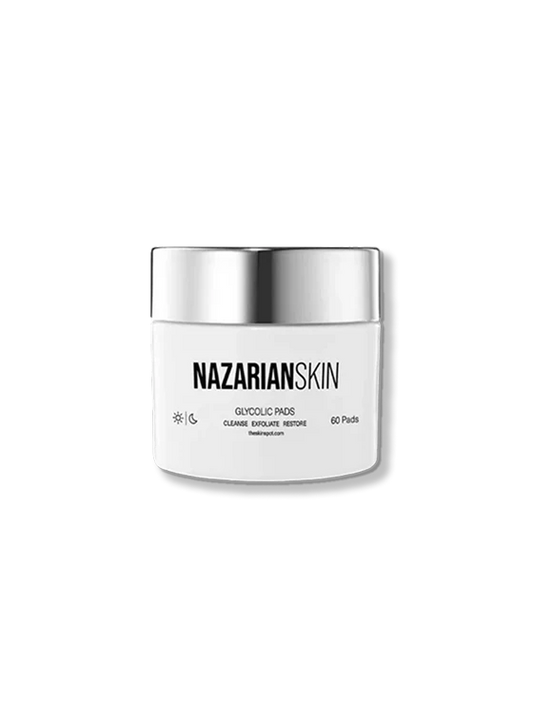 NazarianSkin Glycolic Pads – Antioxidant Deep Cleansing Pads