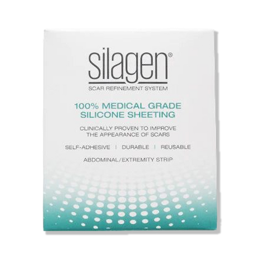 Silagen Clear Extremity Strips 8"×2" – Silicone Scar Reduction Strips #7360
