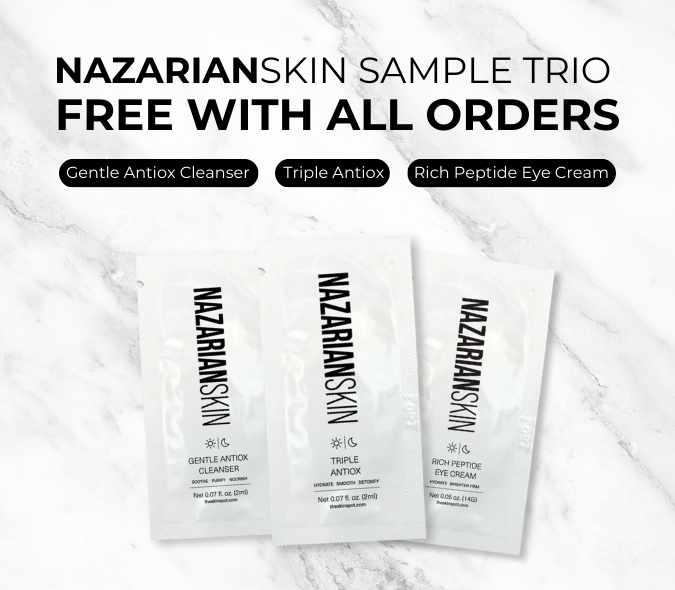 NazarianSkin sample set included with all purchases