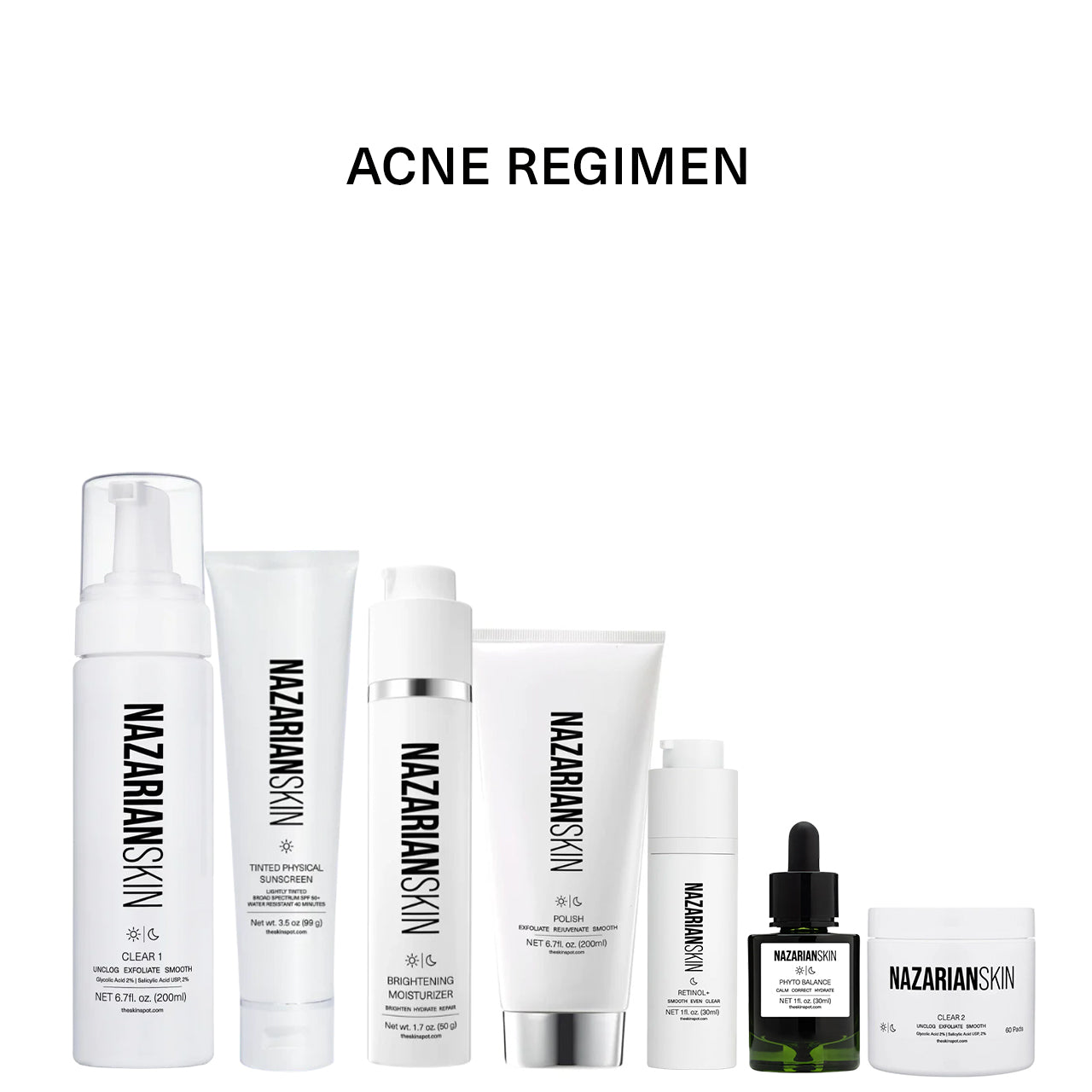 Acne Regimen: Clarify, Exfoliate, Soothe