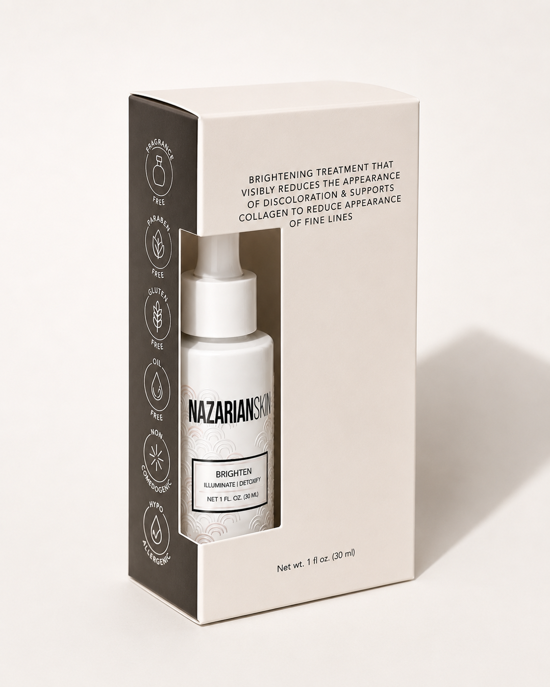 NazarianSkin Vitamin C Brighten Serum with packaging