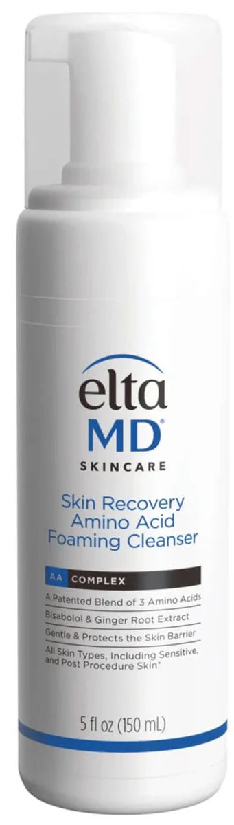 Eltamd Skin Recovery Amino Acid Foaming Cleanser bottle on a white background
