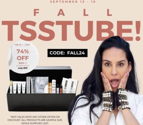 TSSTUBE FALL 2024 (USE CODE: FALL24)-The Skin Spot
