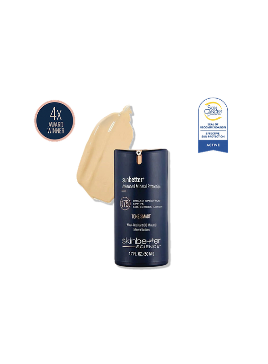 SkinBetter Science sunbetter TONE SMART SPF 75 Sunscreen Lotion