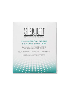 Silagen Clear Extremity Strips 8"×2" – Silicone Scar Reduction Strips #7360