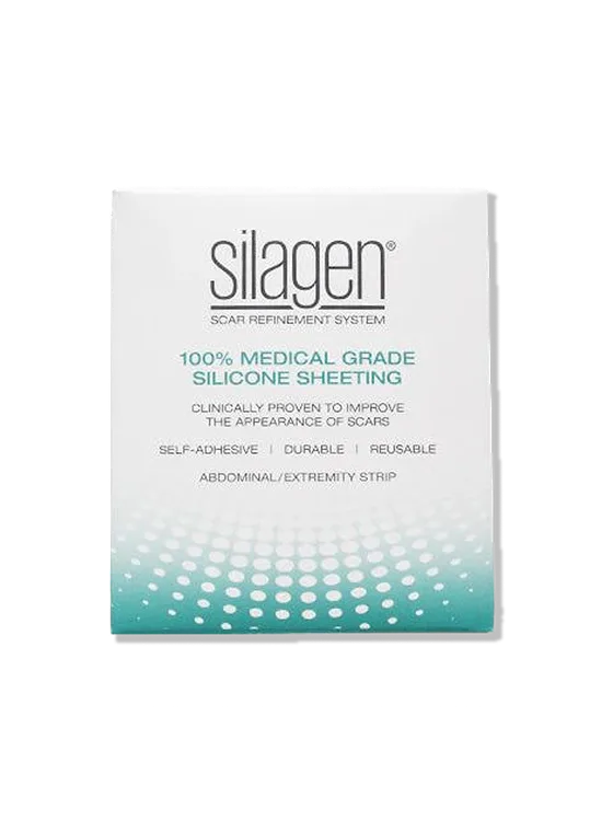Silagen Clear Extremity Strips 8"×2" – Silicone Scar Reduction Strips #7360 main image