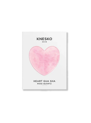 Knesko Skin Rose Quartz Heart Shaped Gua Sha