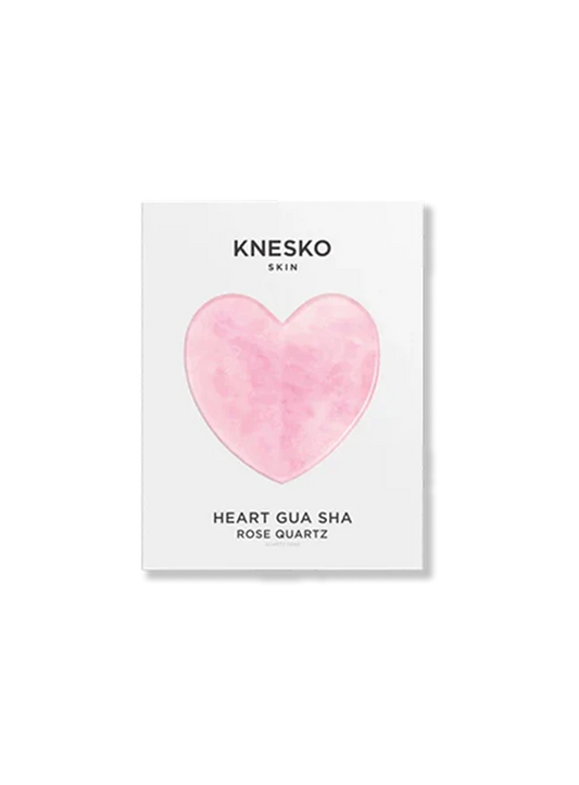 Knesko Skin Rose Quartz Heart Shaped Gua Sha