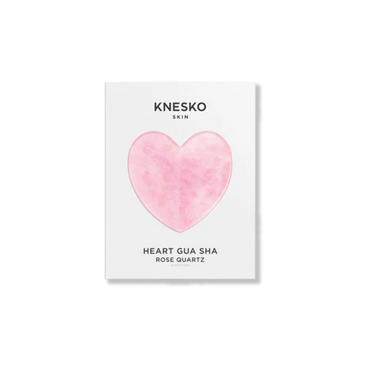 Knesko Skin Rose Quartz Heart Shaped Gua Sha