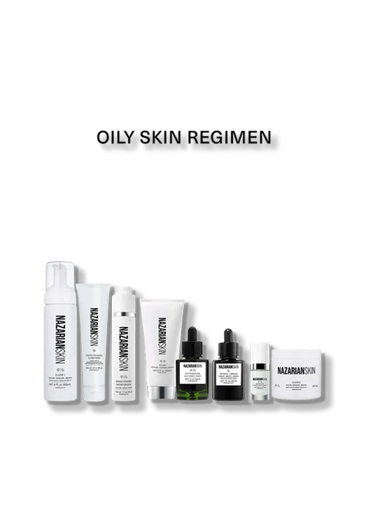 NazarianSkin Oily Skin Regimen – Clarify, Balance & Hydrate Daily