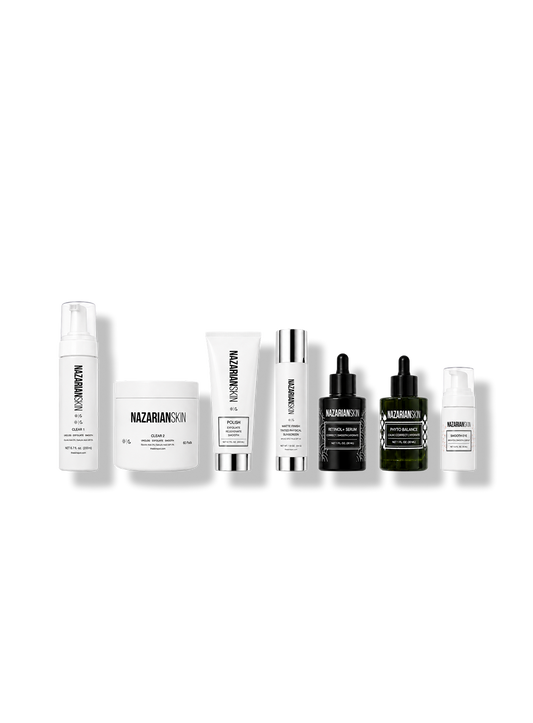 NazarianSkin Oily Skin Regimen – Clarify, Balance & Hydrate Daily