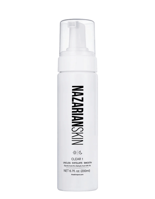 Clear 1 Gly Sal Foaming Cleanser-The Skin Spot