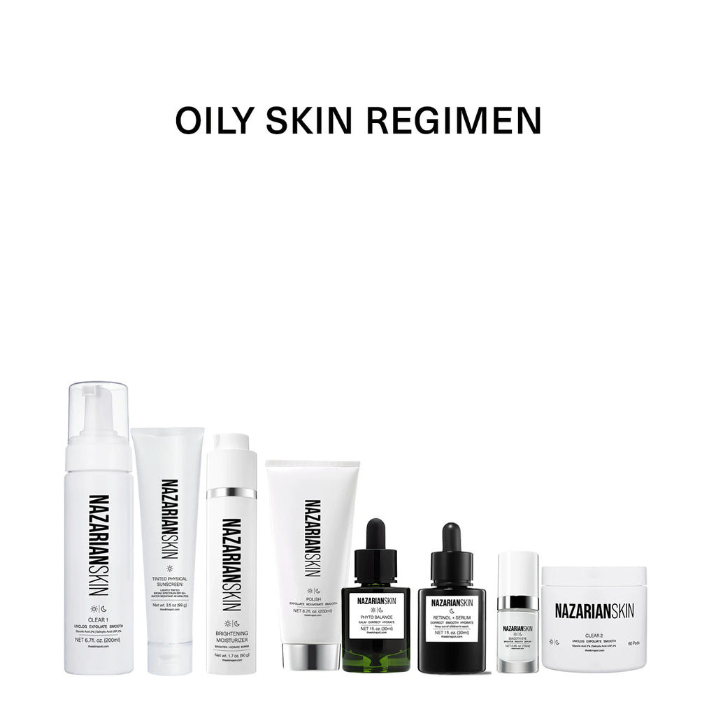 Oily Skin Regimen: Tone, Hydrate, Clarify