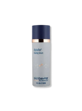 SkinBetter AlphaRet Clearing Serum with texture and award badge highlighting acne treatment for clearer skin and refined pores