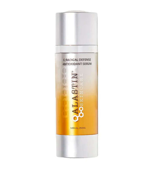 alastin c-radical defense antioxidant serum bottle with vitamin c for brightening skin and antioxidant protection