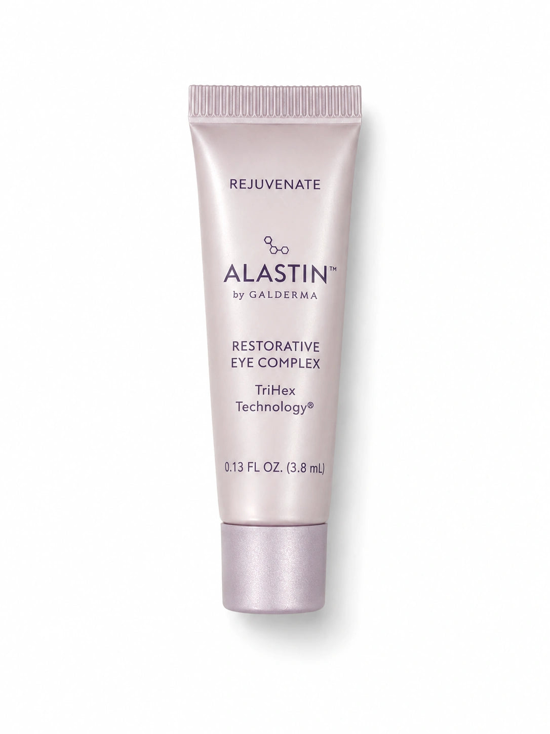 Alastin Restorative Eye Treatment sample tube with TriHex Technology for smoother eye area and refreshed-looking skin cream.
