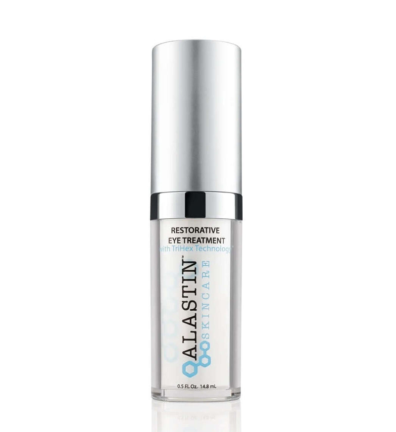 Alastin Restorative Eye Treatment with TriHex Technology front view eye cream for dark circles and smoother skin