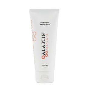 Alastin ReSurface Skin Polish exfoliating face polish by Alastin Skincare front view tube packaging