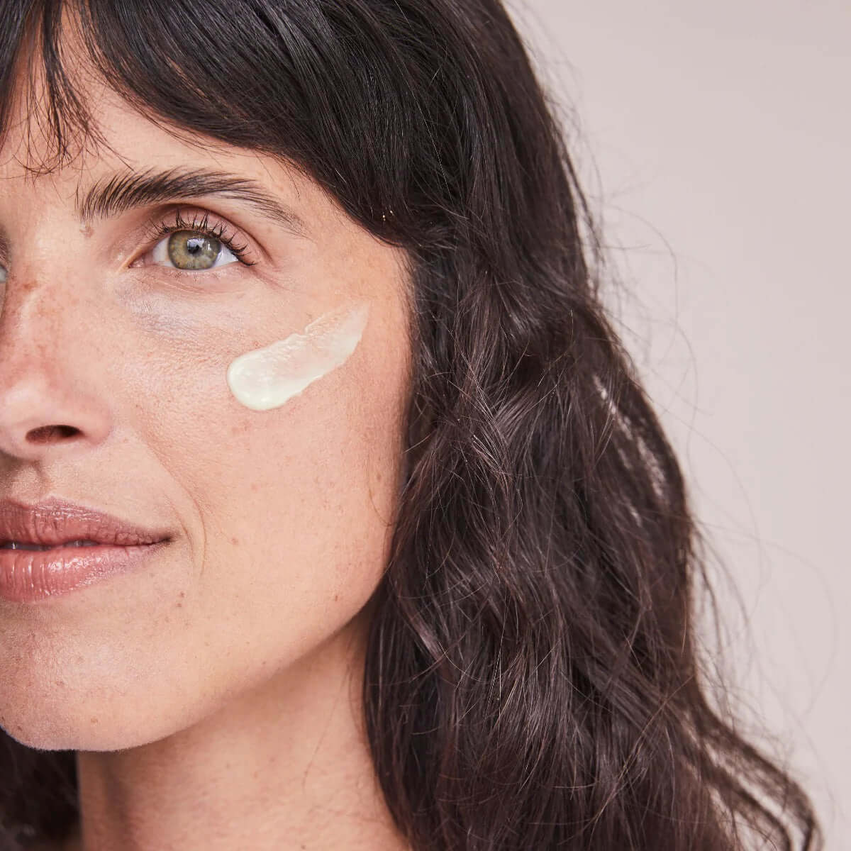 Alastin Skincare Renewal Retinol 0.5 retinol serum applied under eye showing smooth texture and targeted skin treatment