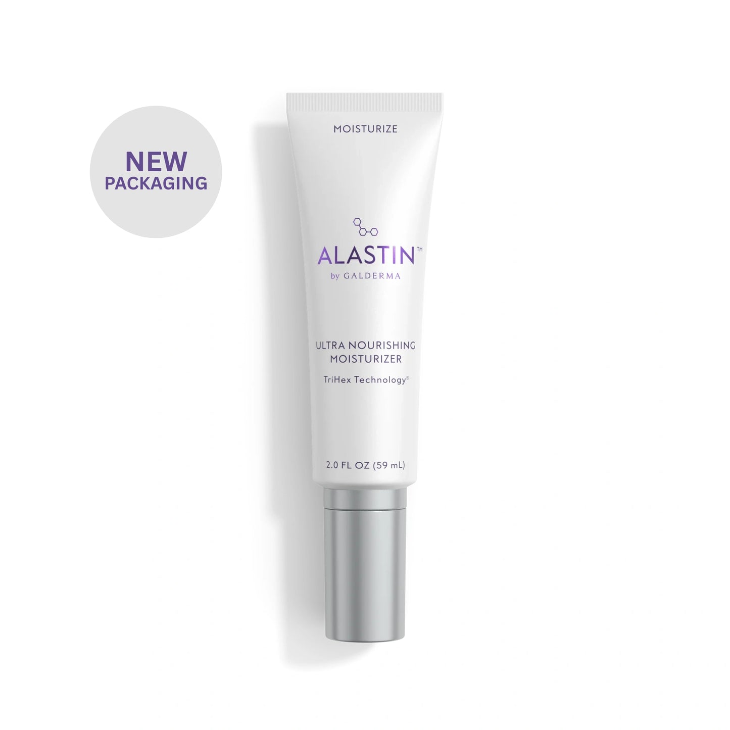 Alastin Skincare Ultra Nourishing Moisturizer front view in new packaging with TriHex Technology for deep hydration skin