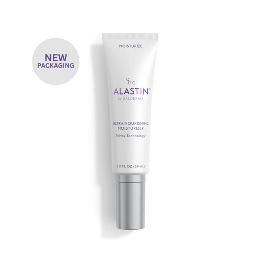 Alastin Skincare Ultra Nourishing Moisturizer front view in new packaging with TriHex Technology for deep hydration skin