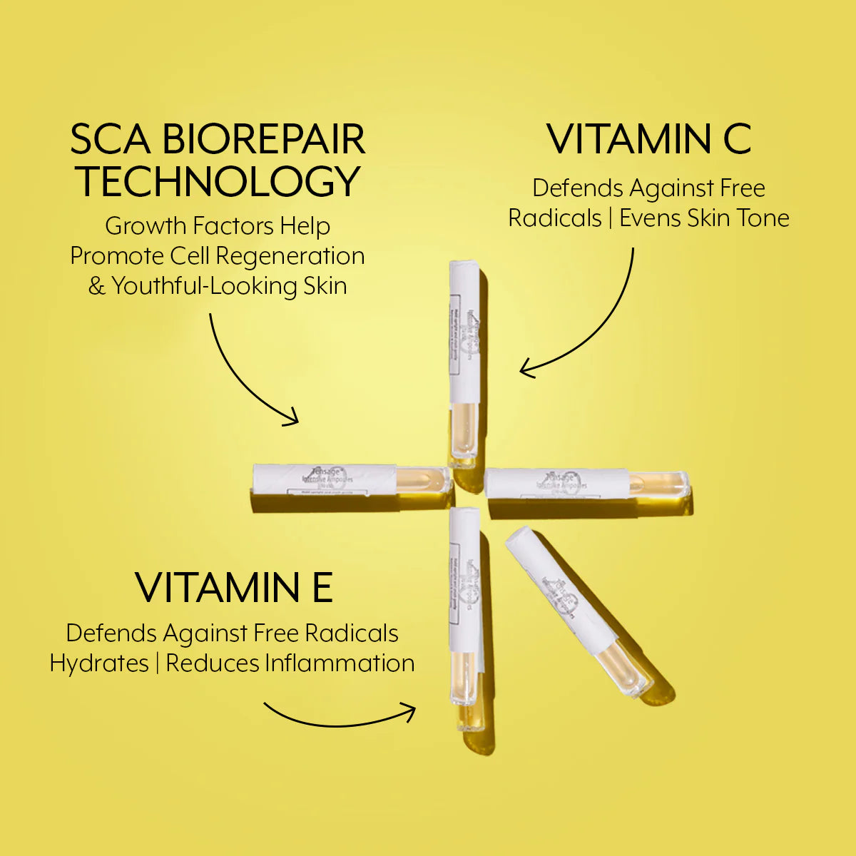 Biopelle Tensage Intensive Serum 40 benefits — improves skin tone, texture, and radiance with growth factors and Vitamin C
