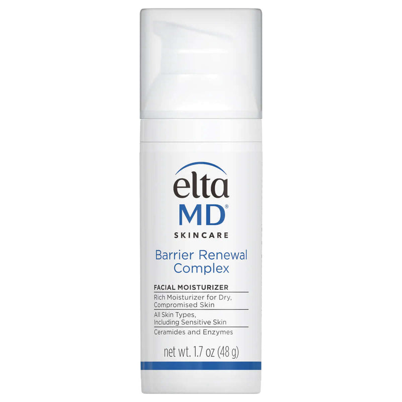 EltaMD Barrier Renewal Complex pump bottle — ceramide moisturizer that repairs dry compromised skin and restores skin barrier
