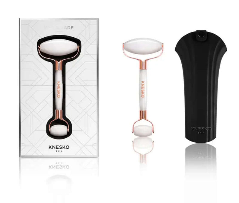 Knesko Skin- White Jade Gemstone Roller-The Skin Spot