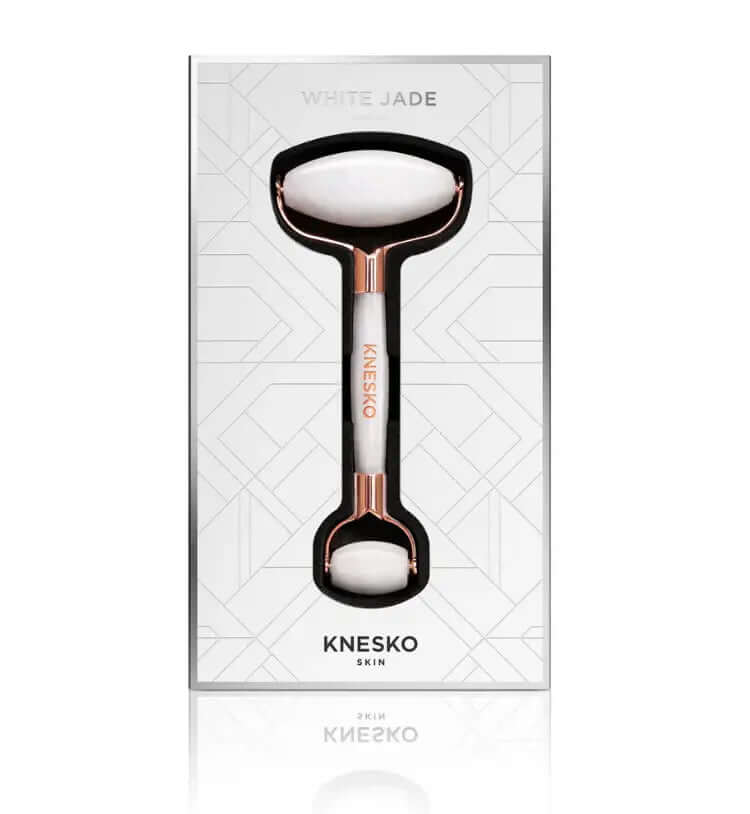 Knesko Skin- White Jade Gemstone Roller-The Skin Spot
