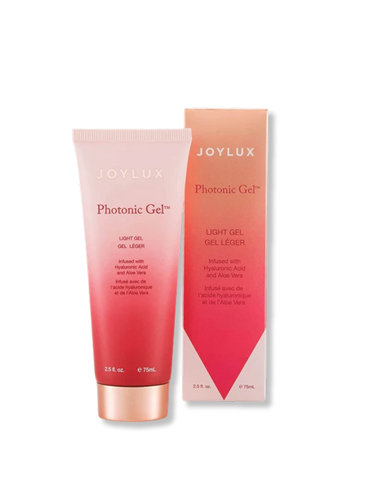 Joylux Photonic Gel light gel tube and box with hyaluronic acid and aloe vera for vFit intimate wellness device gel therapy