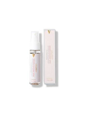Joylux refreshHER mandarin deodorant spray bottle and box for feminine freshness, intimate hygiene, and odor control formula