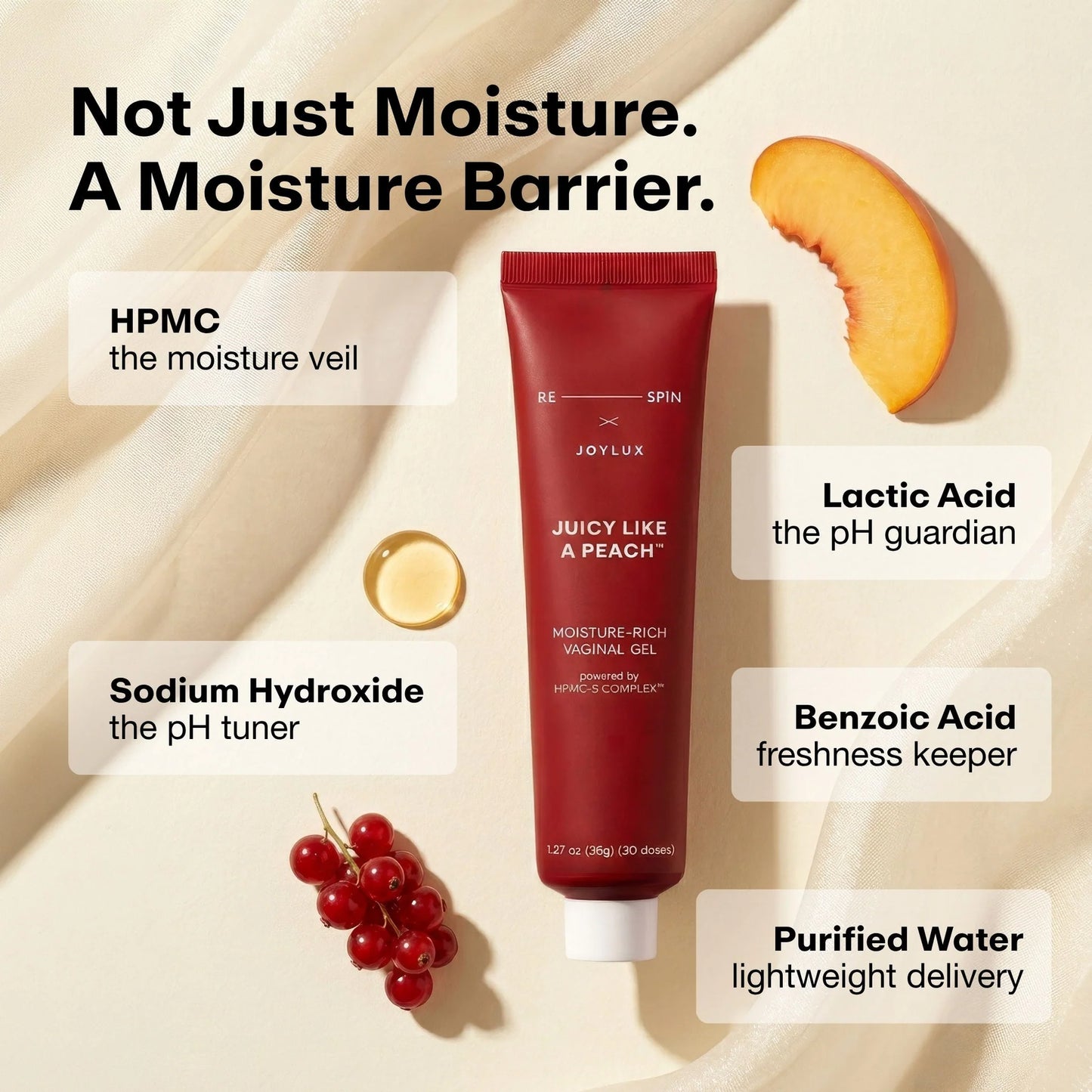 Joylux JUICY LIKE A PEACH Vaginal Moisturizing Gel