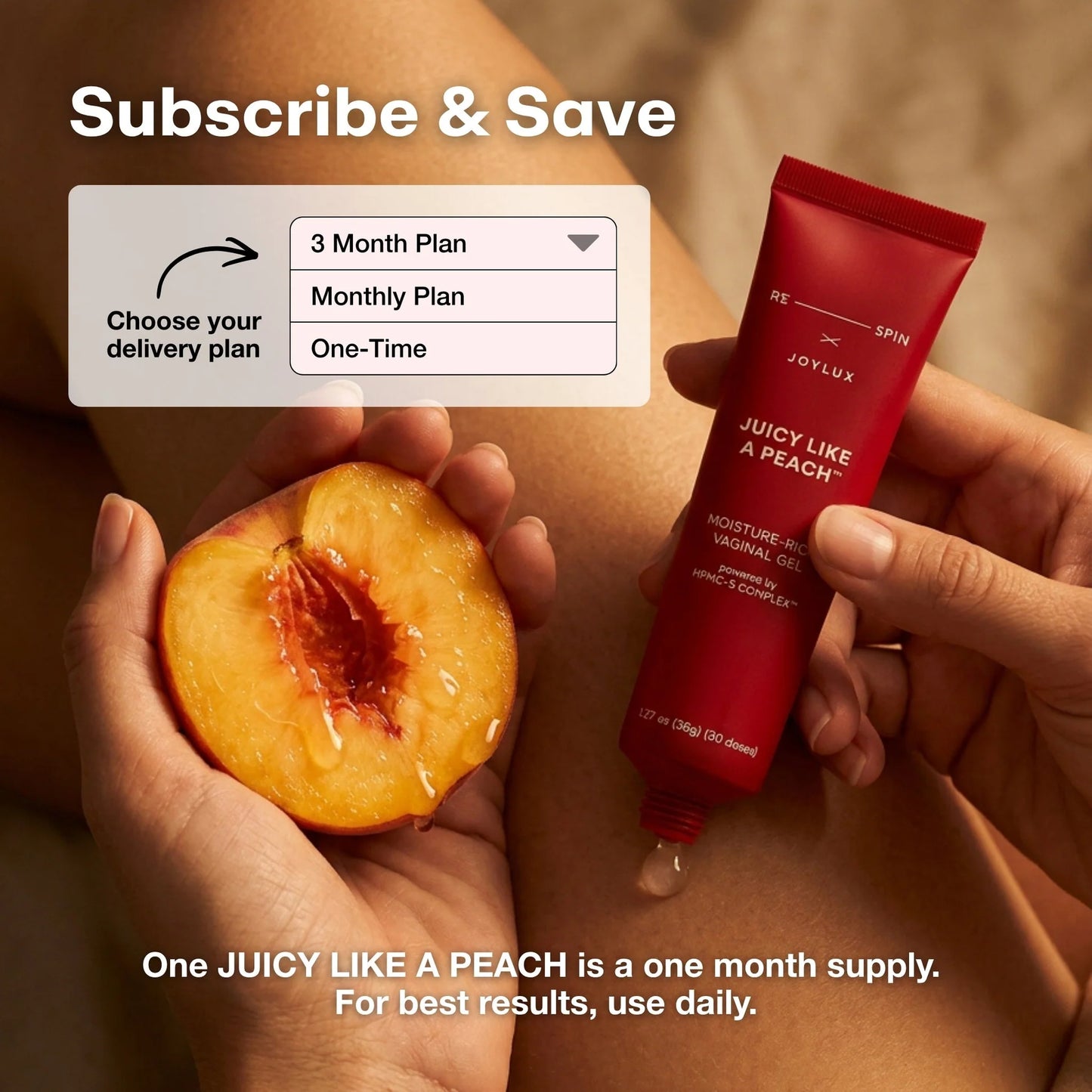Joylux JUICY LIKE A PEACH Vaginal Moisturizing Gel