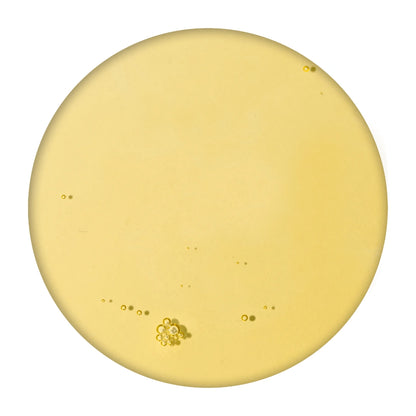 Lumity facial oil texture swatch showing golden lightweight anti-aging oil for smooth hydrated glowing skin and daily care!!