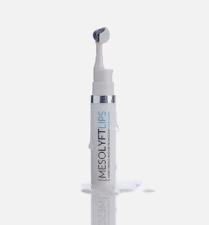 MesoLyft Lips micro needle lip replenisher with hyaluronic acid peptides for plumping and hydration treatment