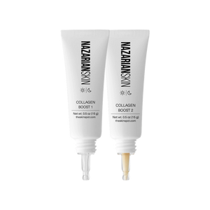 NazarianSkin collagen boost duo treatment peptides support collagen production improve firmness and smooth fine lines