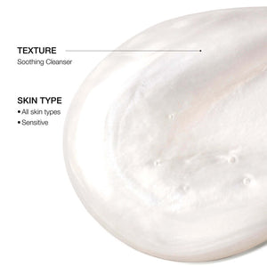 NazarianSkin gentle antioxidant cleanser texture showing soothing hydrating formula suitable for sensitive and all skin types