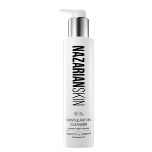 NazarianSkin gentle antioxidant cleanser with green tea extract soothing face wash that cleanses impurities and protects skin