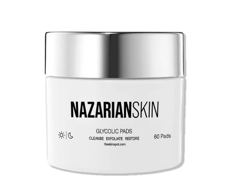 NazarianSkin Glycolic Pads – Antioxidant Deep Cleansing Pads