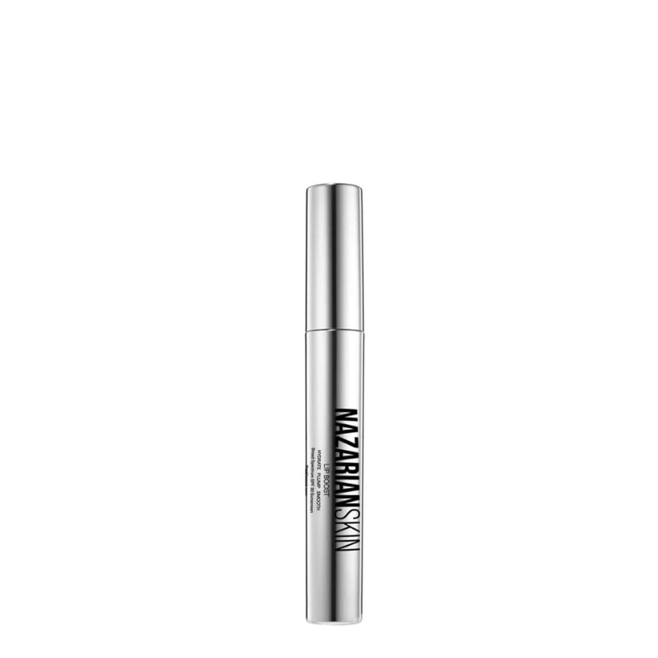 NazarianSkin Lip Boost SPF30 plumping hydrating serum with hyaluronic acid peptides to smooth lips and boost fullness