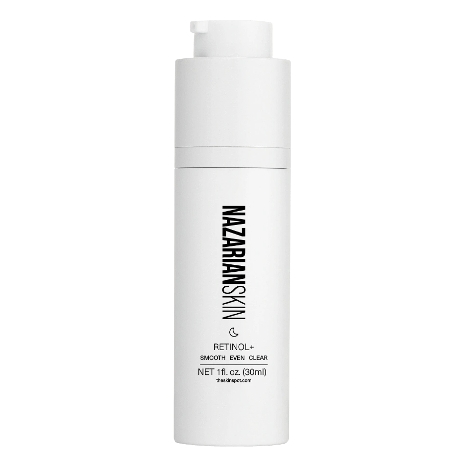 NazarianSkin retinol+ skin smoothing brightening cream helps reduce wrinkles improve texture and promote clearer even skin