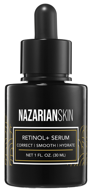 NazarianSkin retinol bakuchiol serum anti aging treatment reduces wrinkles improves skin texture tone and boosts collagen