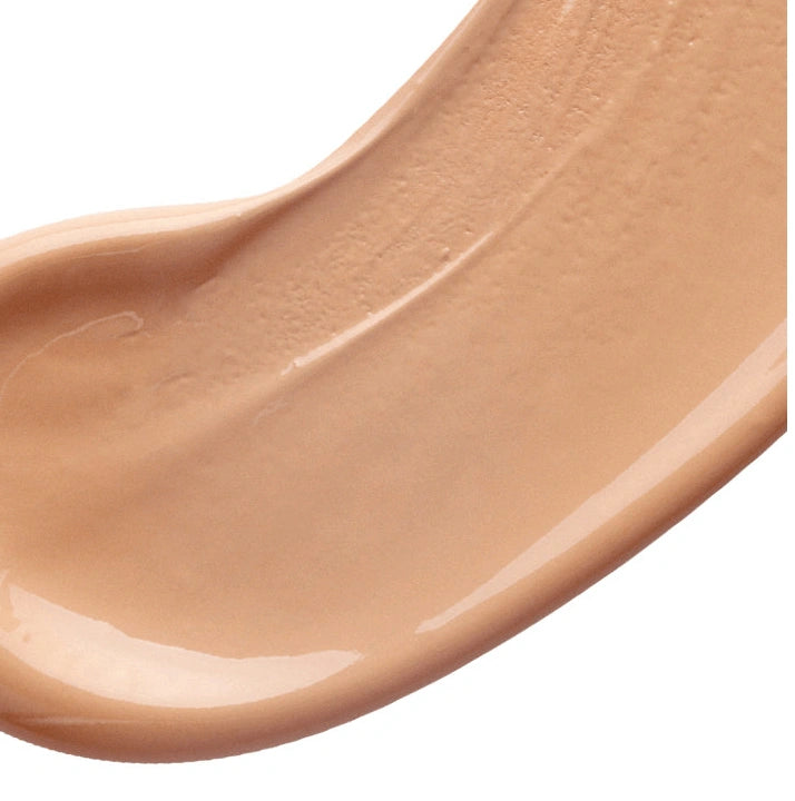 Tinted physical sunscreen SPF50 texture swatch showing smooth mineral formula with light tint coverage for daily sun care use