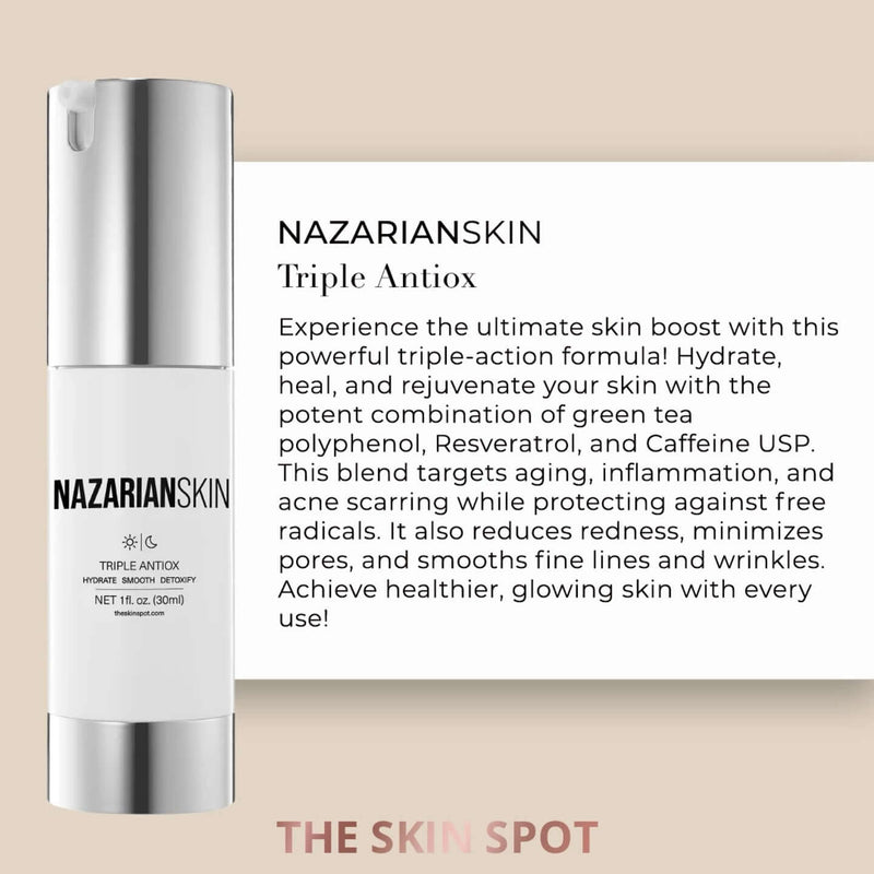 NazarianSkin Triple AntiOx: Reduce Redness + Calm + Anti Age – The NazarianSkin Triple AntiOx: Reduce Redness + Calm + Anti Age – The