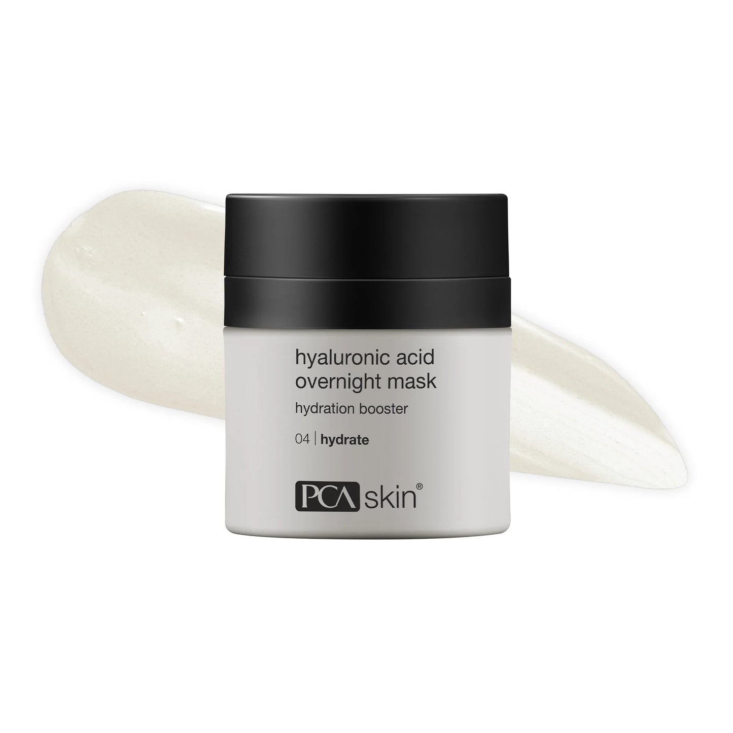 PCA Hyaluronic Acid Overnight Mask deeply hydrates and rejuvenates skin overnight for a radiant, luminous morning glow.